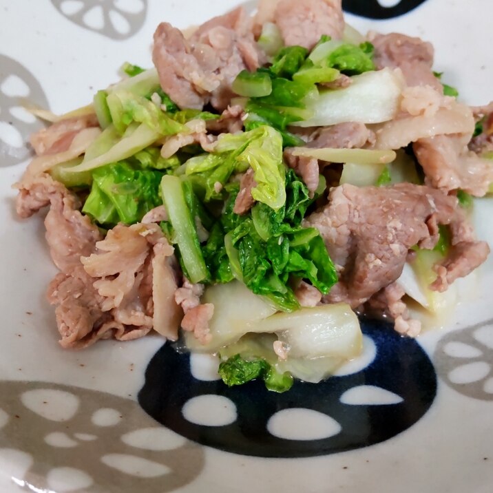 豚肉と白菜の炒め物☆